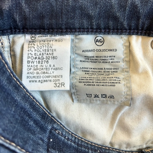 AG Adriano Goldschmied Farrah Skinny High-rise‎ Stretch Jeans Size 32R GUC - Picture 7 of 10